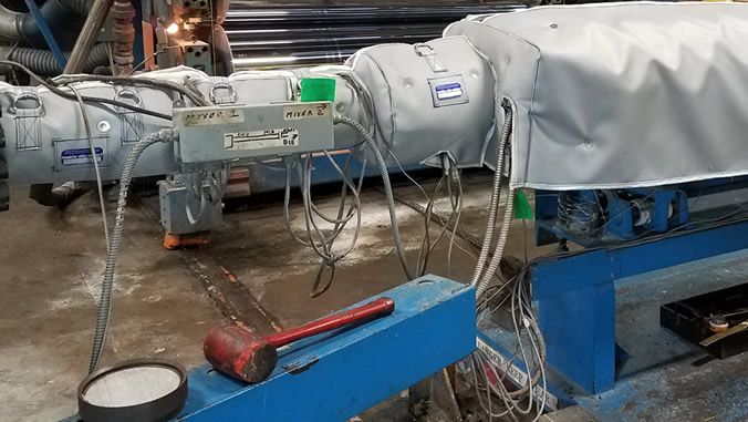 Shannon reusable insulation covers Airlite Plastics’ extruder for safety