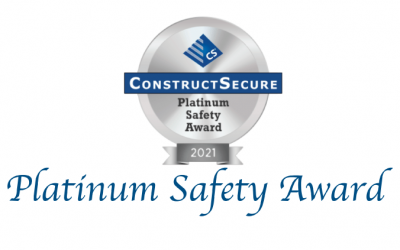 Shannon earns Platinum Safety Award from ConstructSecure