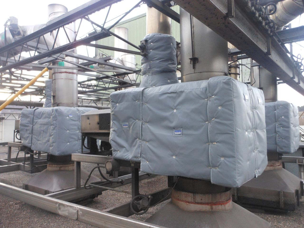 Economizer Heat Recovery With Shannon Insulation blanket syatem