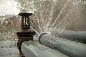 Photo of Pipeline spray leak