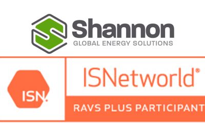 Shannon Global Energy Solutions Earns Coveted ISNetworld® RAVS PLUS Safety Certification