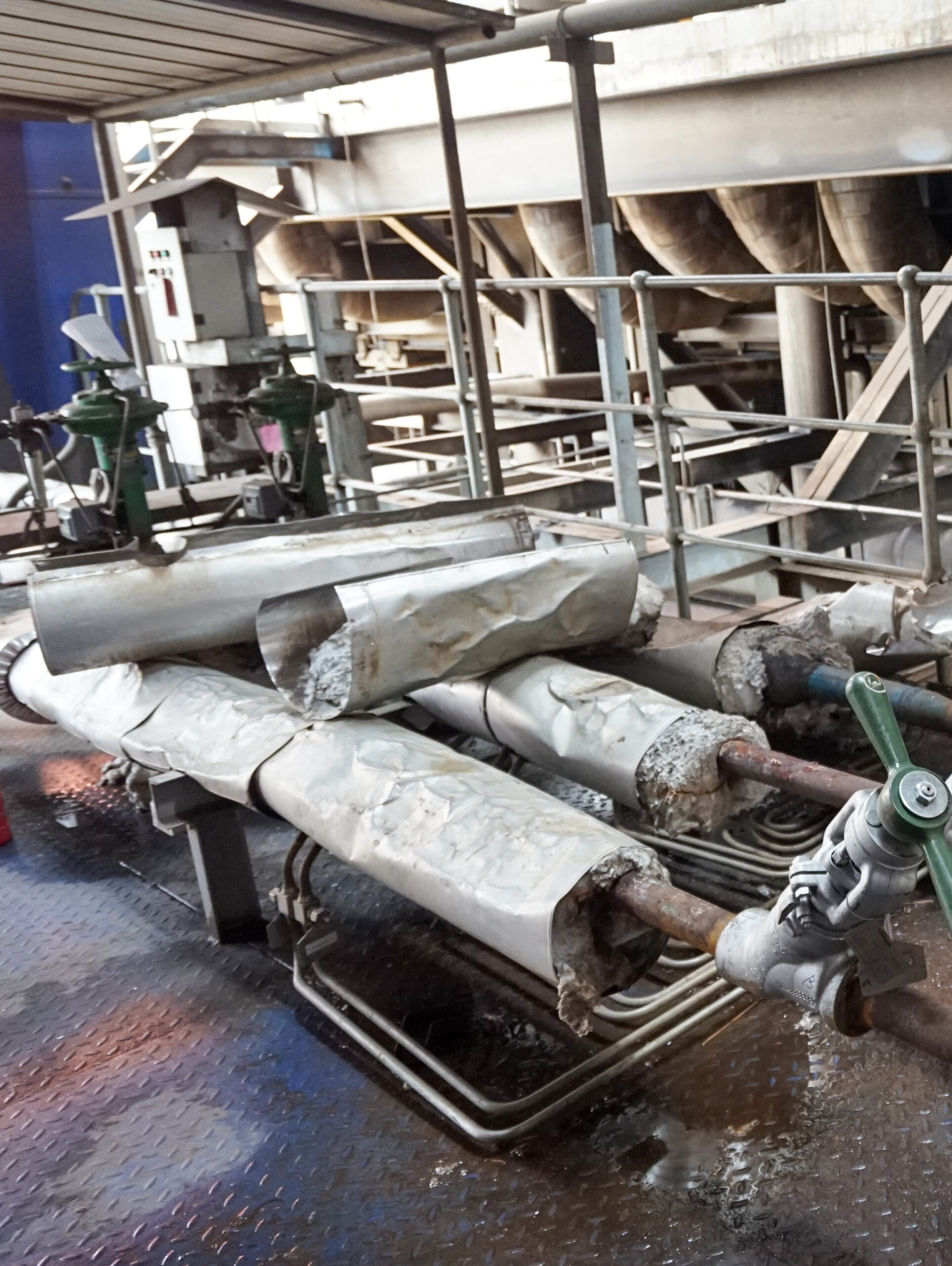 Photo of Hard Conventional Insulation removed - torn apart, destroyed not usable